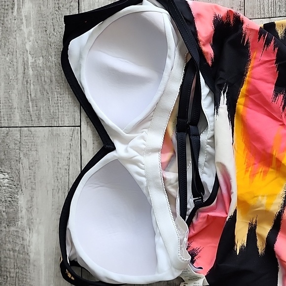 JAG orange pink black tank bathing swim suit medium - Picture 6 of 6